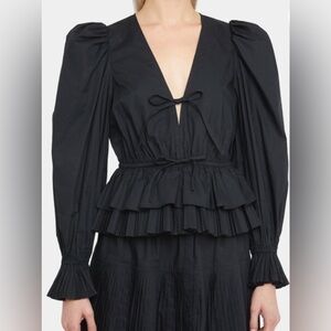 Ulla Johnson Ren Top in Noir